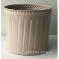 Red pattern decorative flower bucket